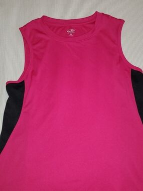 Champion Athletic Tank Top - Hot Pink and Black
